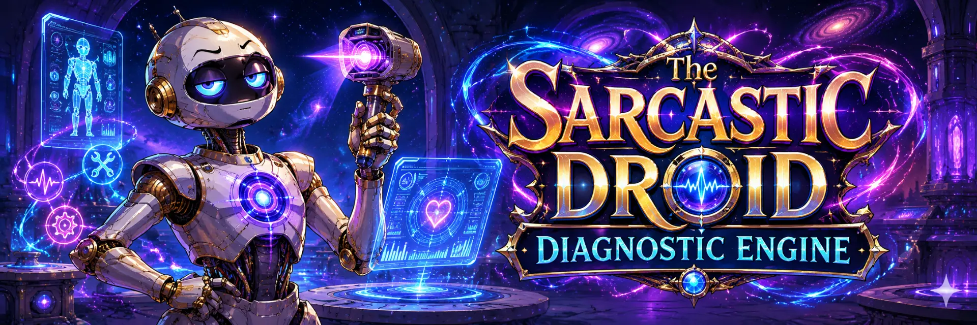 The sarcastic droid diagnostic engine