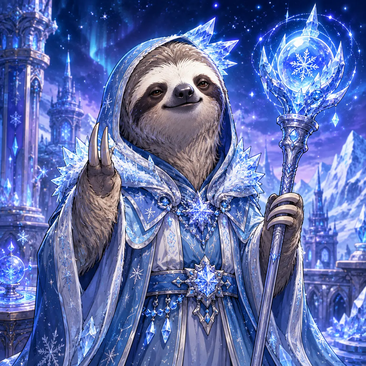 Cryo-Frozen Sloth