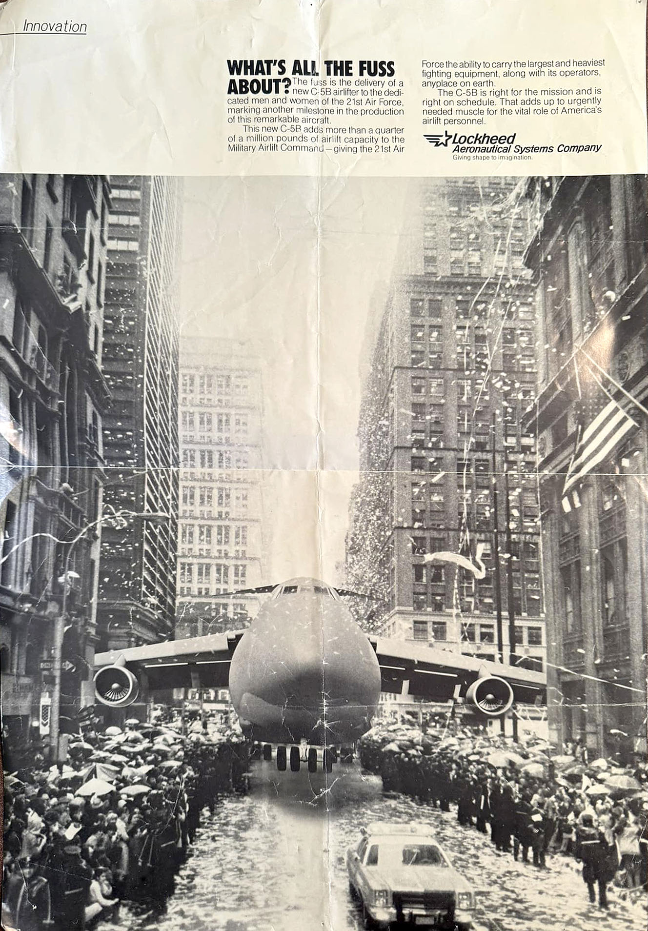 Lockheed C-5B Innovation press feature