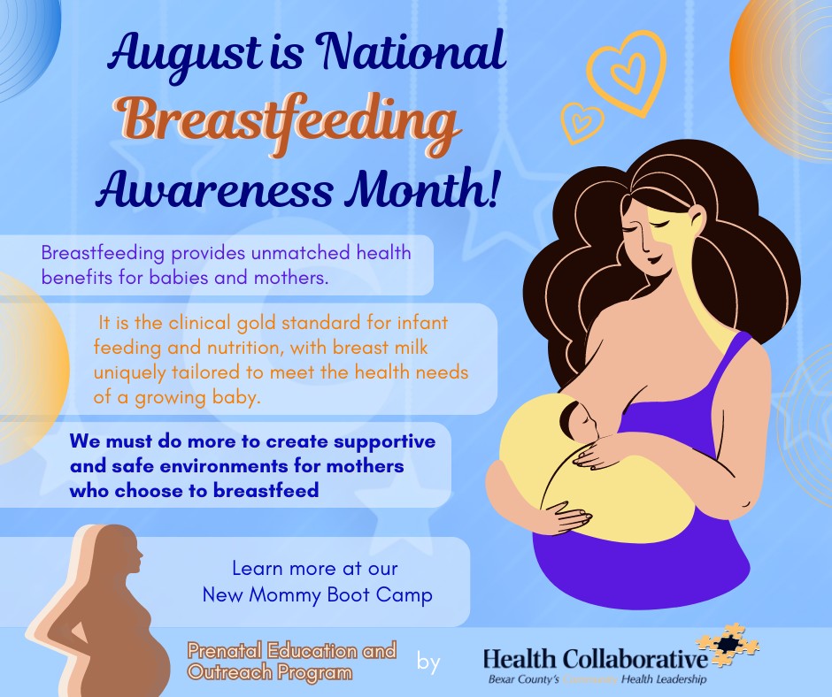 National Breastfeeding Awareness Month campaign graphic