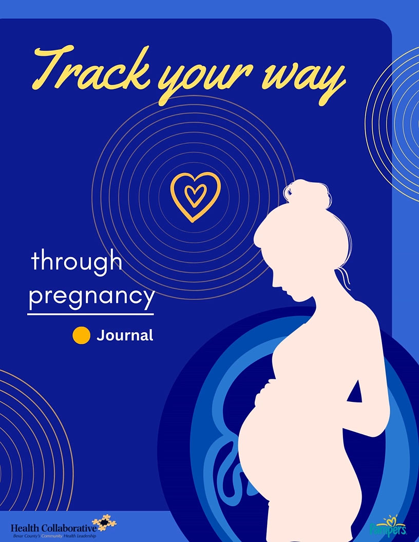 Track Your Way through Pregnancy journal page